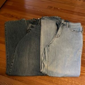 Lot of 2 Vintage Straight Jeans